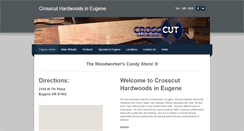 Desktop Screenshot of crosscuteugene.com
